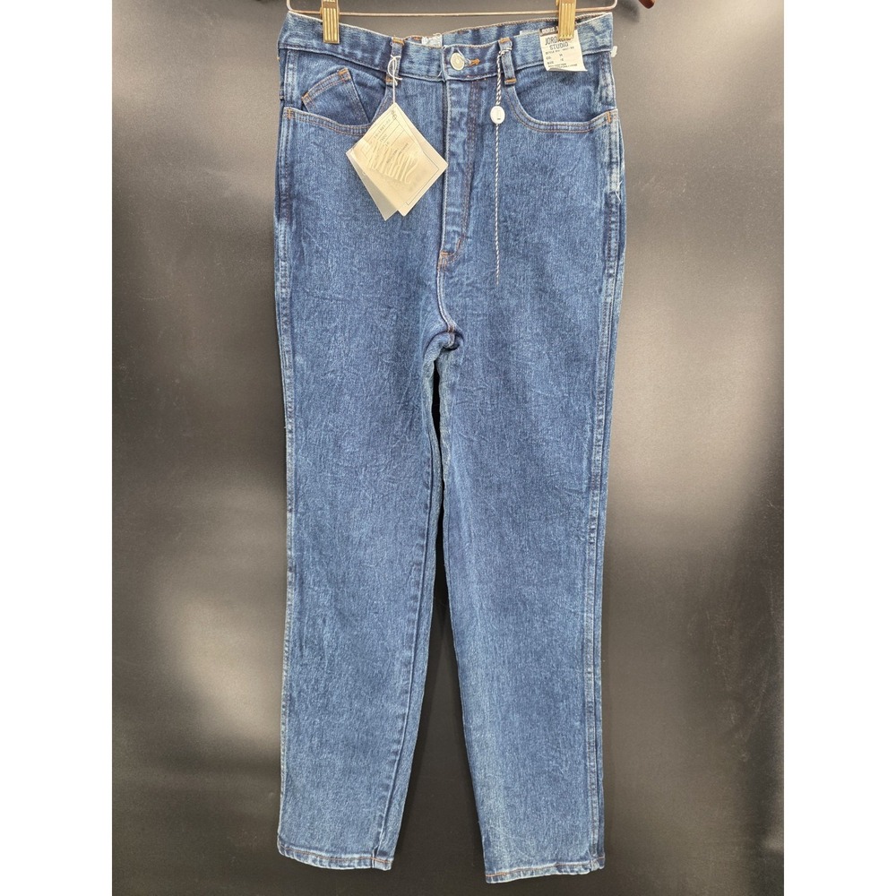 vintage 90s Jordache Smooth No Back Pocket High Waisted Dark Jeans | Size 16